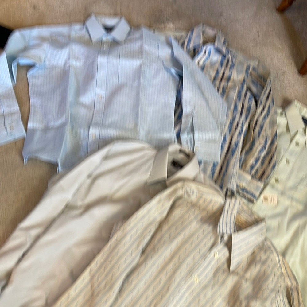 Lot of 7 vintage dress shirts